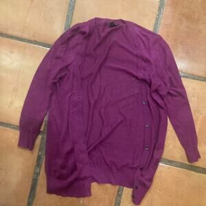 Ann Taylor Women's Purple Cardigan